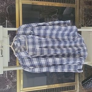 Kids boyfriend black and white flannel old navy